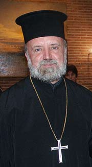 Erzpriester Apostolos Malamoussis, bischöflicher Vikar in Bayern der Griechisch-Orthodoxen Metropolie von Deutschland